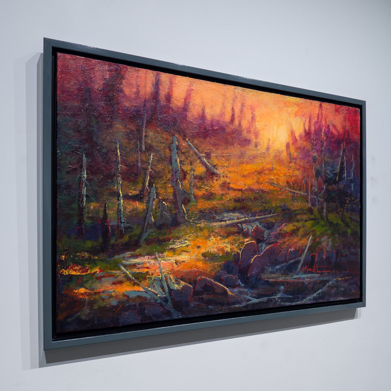 Aurore | 24" x 36" Acrylic on Canvas Michel Monett