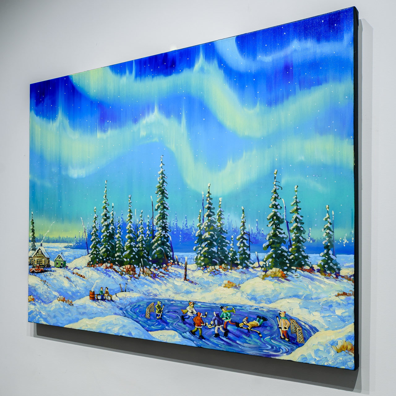 Aurora Nights | 36" x 48" Oil on Canvas Rod Charlesworth