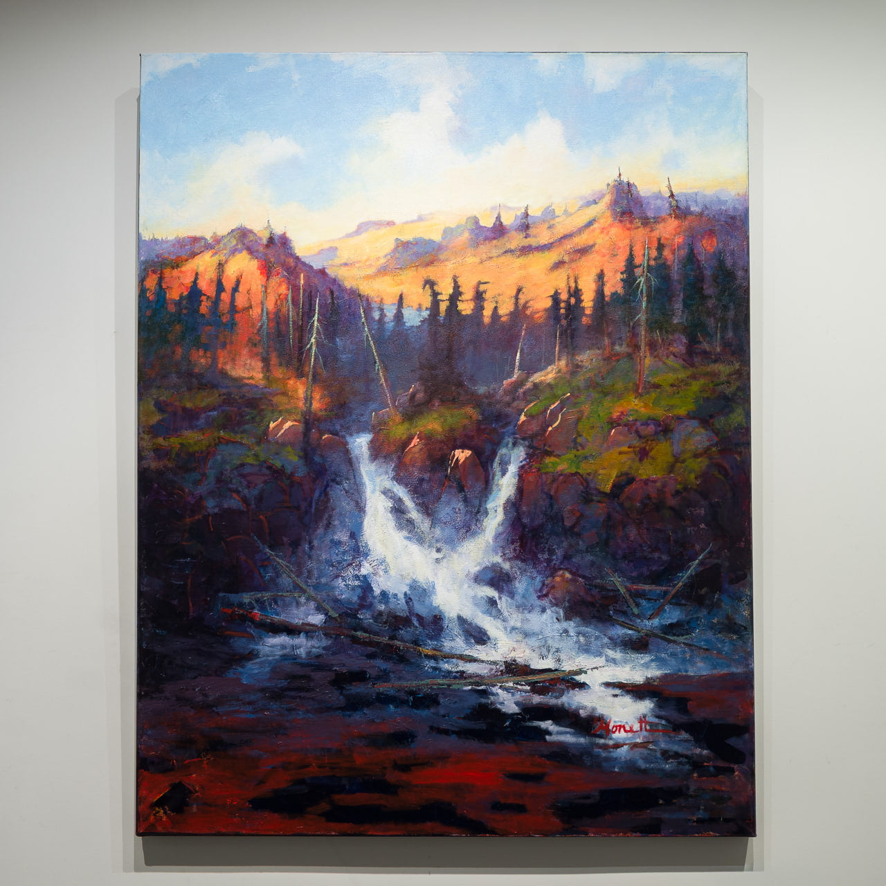 Riviere Perdue | 64" x 50" Acrylic on Canvas Michel Monett