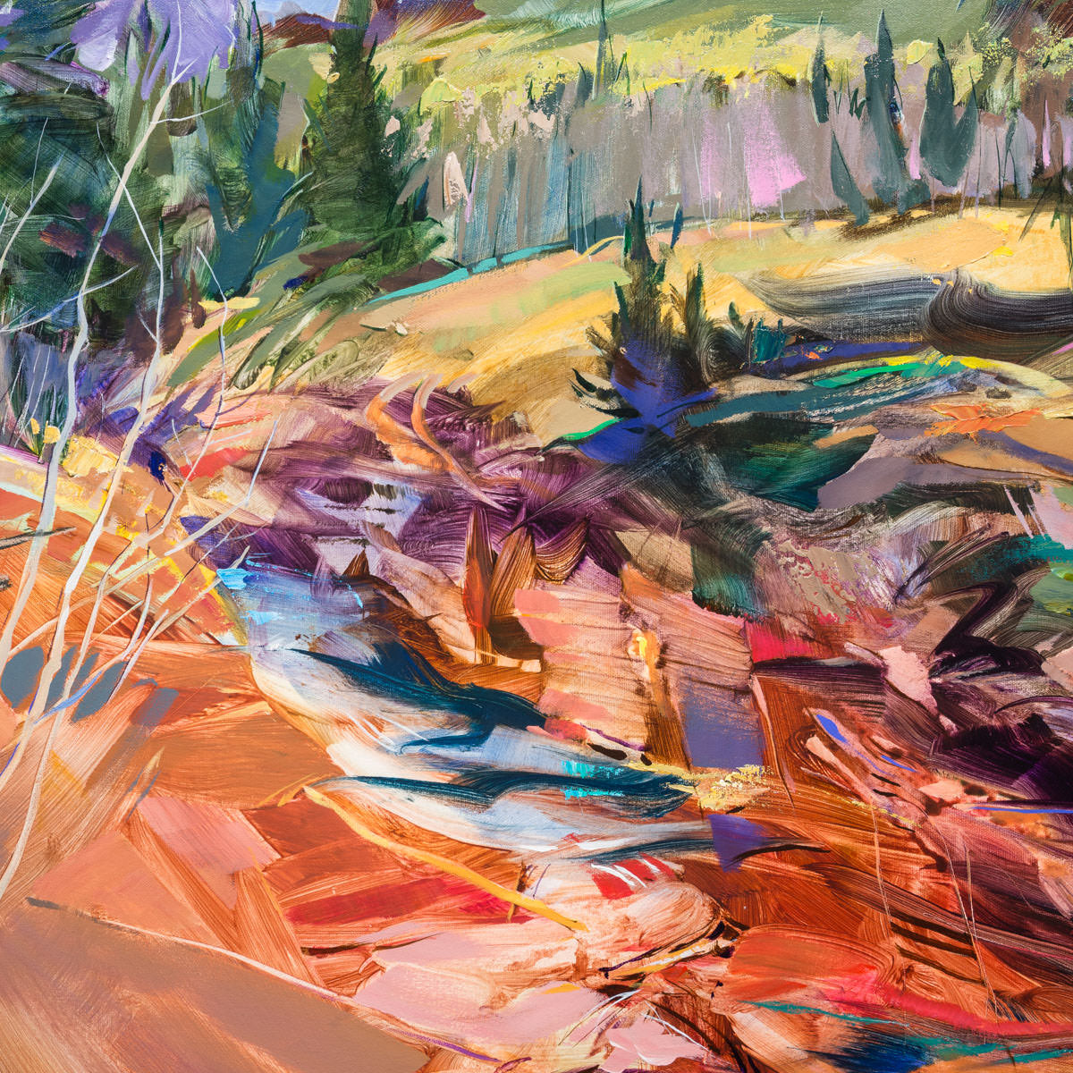Canyon Crescendo | 30" × 40" Acrylic on Canvas Brent Laycock RCA