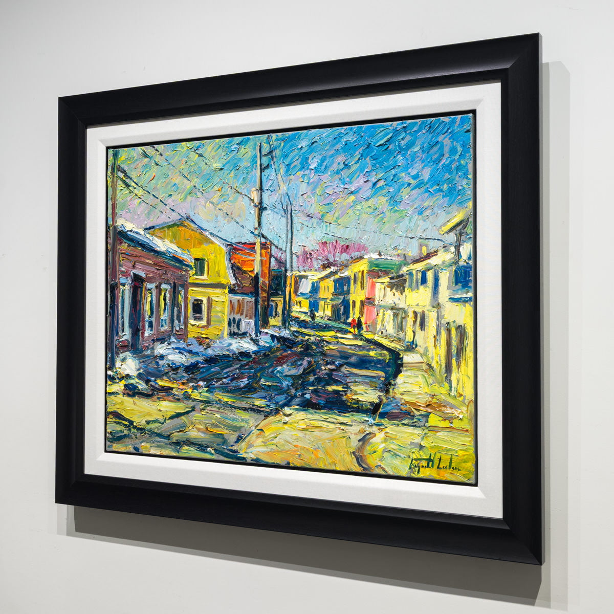Rue de Baie St. Paul | 24" × 30" Original Artwork Raynald Leclerc