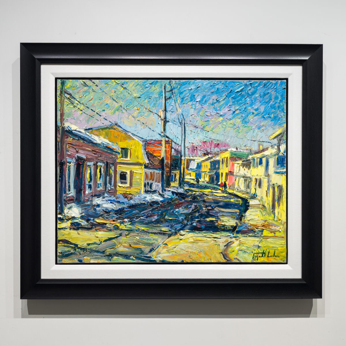 Rue de Baie St. Paul | 24" × 30" Original Artwork Raynald Leclerc