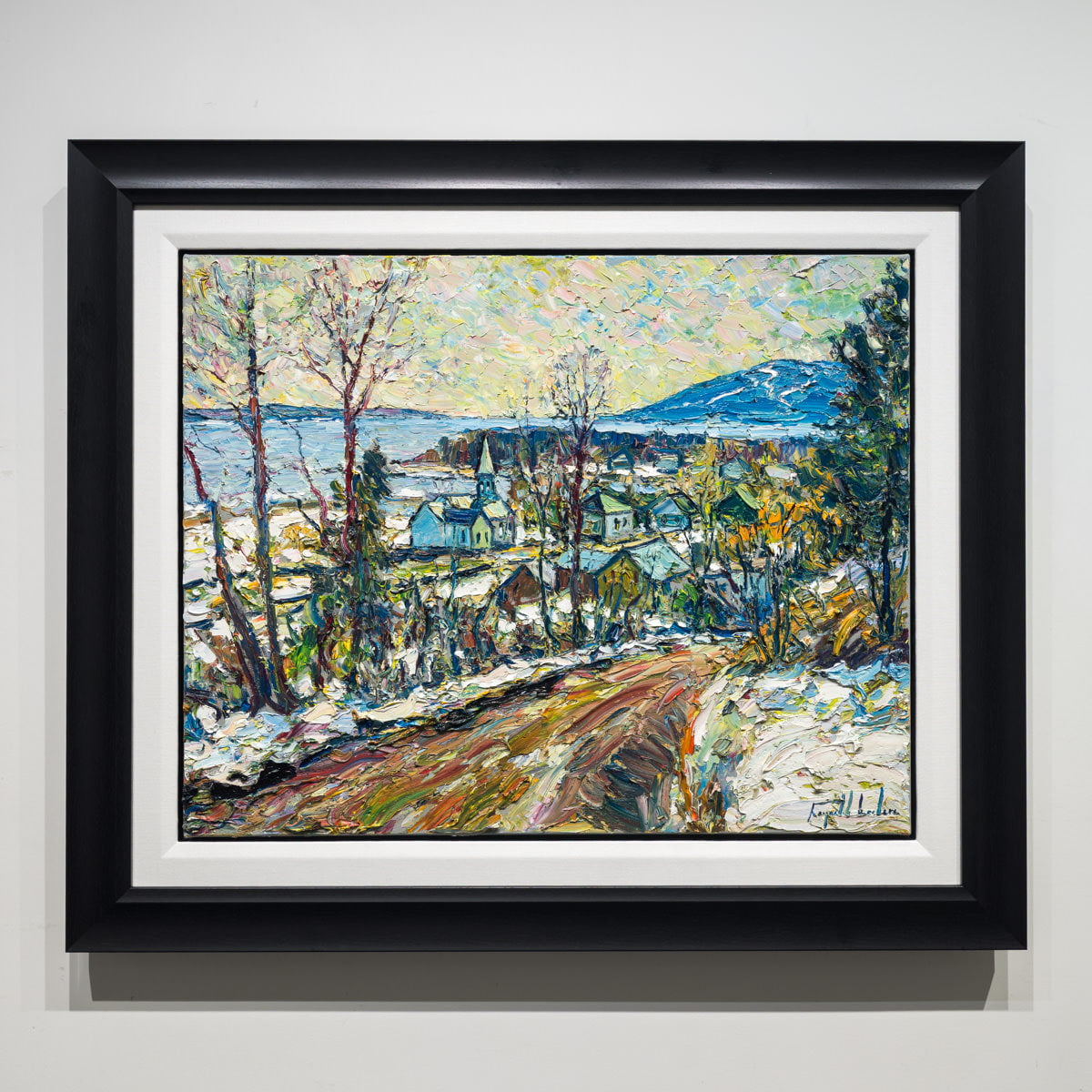 Degel a St. Joseph de la Rive | 24" × 30" Original Artwork Raynald Leclerc