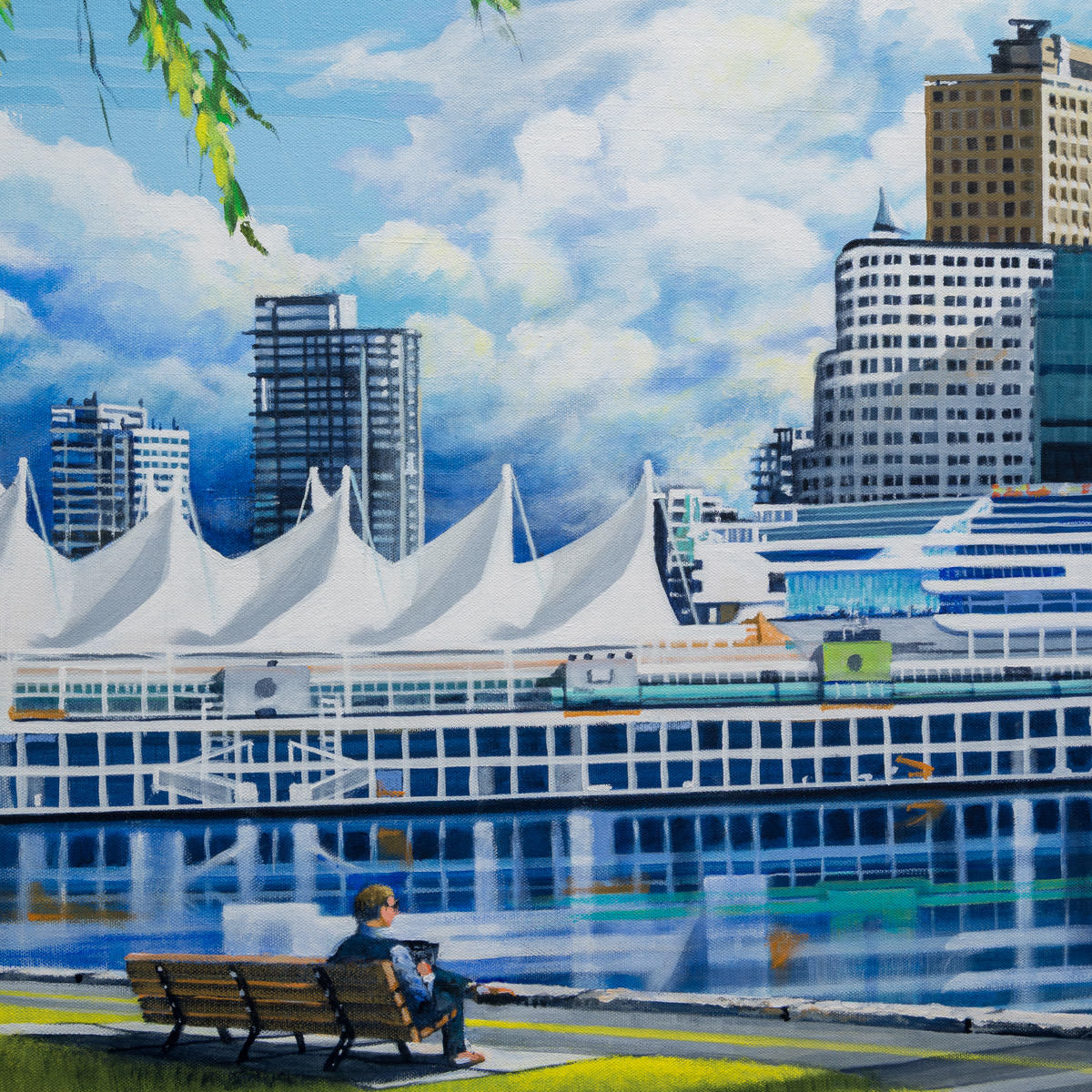 View from Stanley Park | 30" x 40" Acrylic on Canvas Fraser Brinsmead