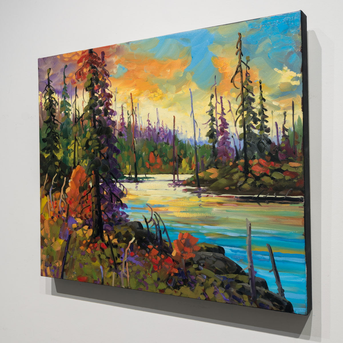 Golden Light | 20" x 24" Oil on Canvas Rod Charlesworth