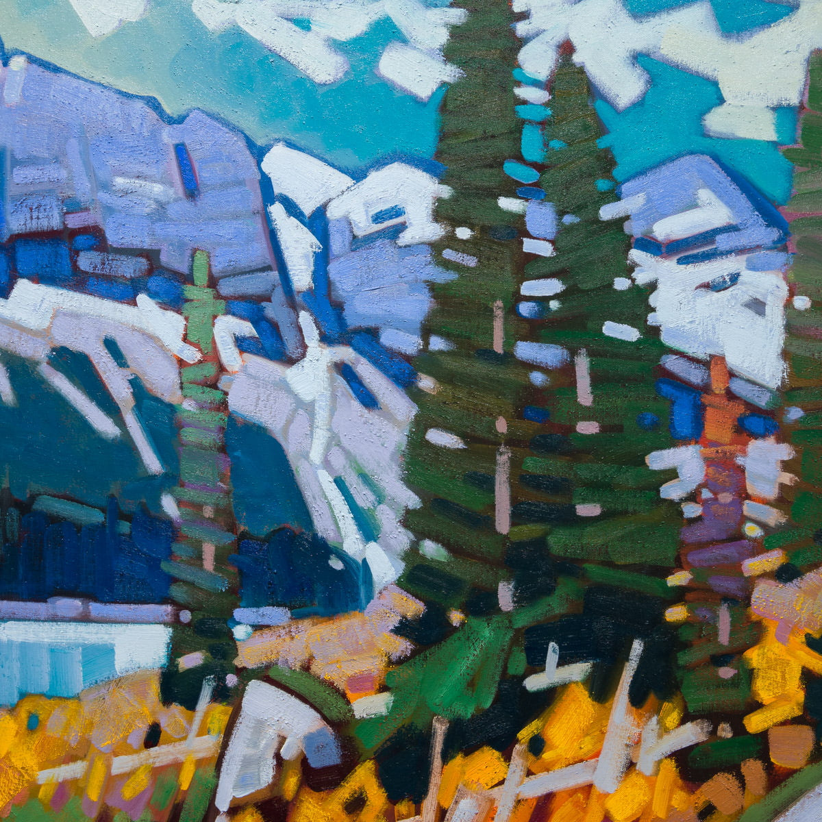 President Range | 30" x 60" Oil on Canvas Cameron Bird