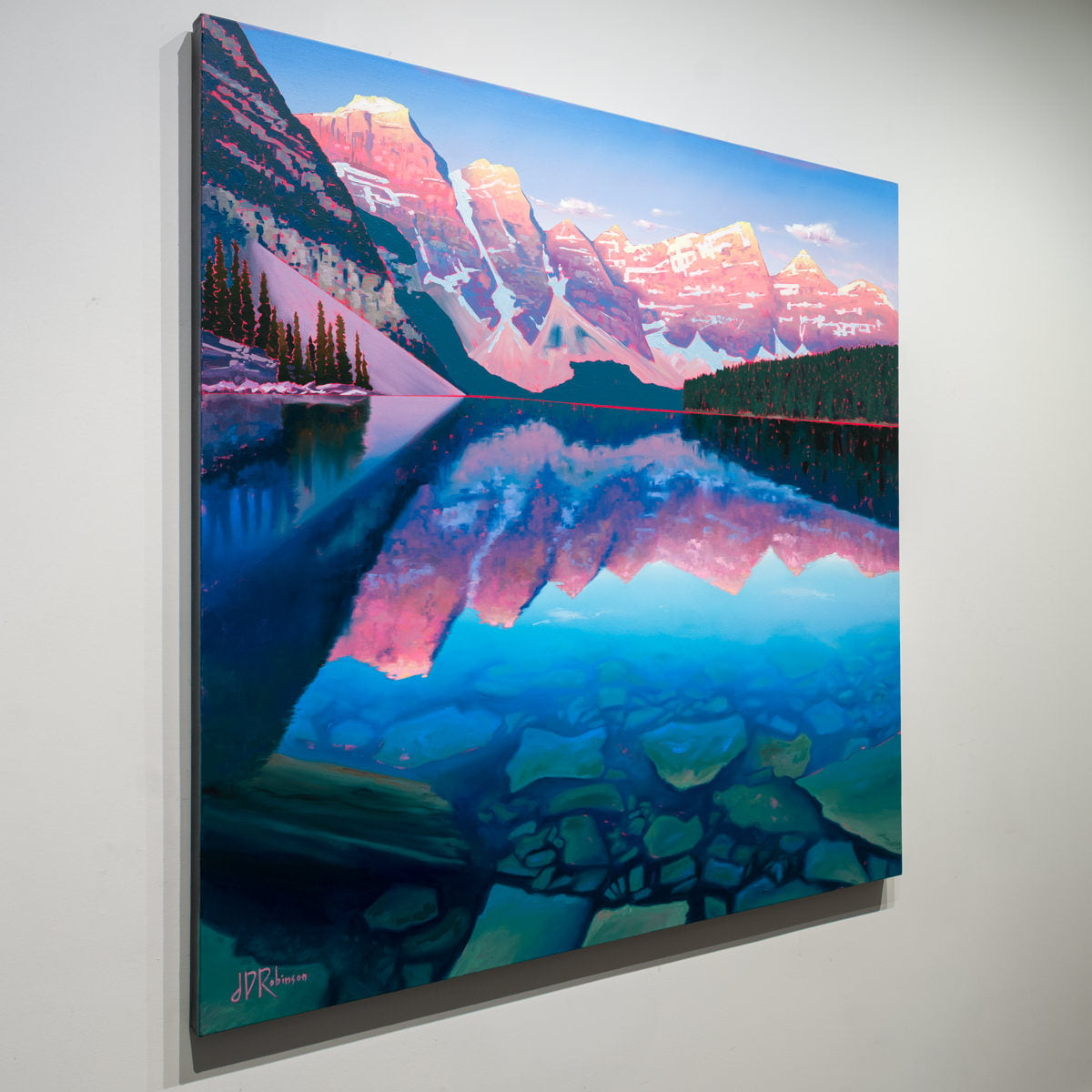 Clarity | 48" × 48" Acrylic on Canvas Jenna D. Robinson