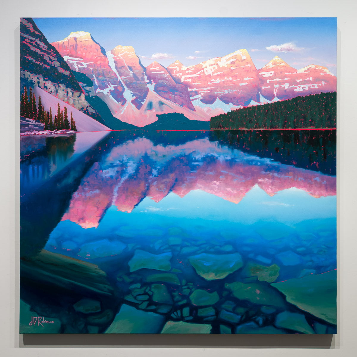 Clarity | 48" × 48" Acrylic on Canvas Jenna D. Robinson
