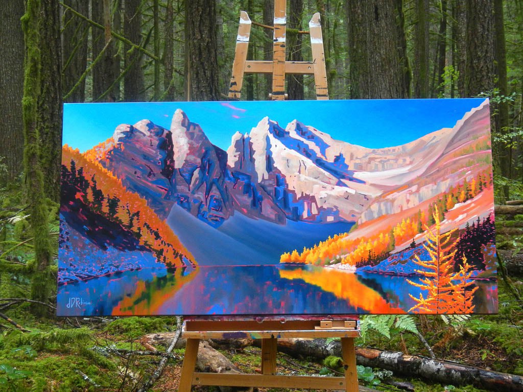 Devil's Gold | 30" x 60" Acrylic on Canvas Jenna D. Robinson