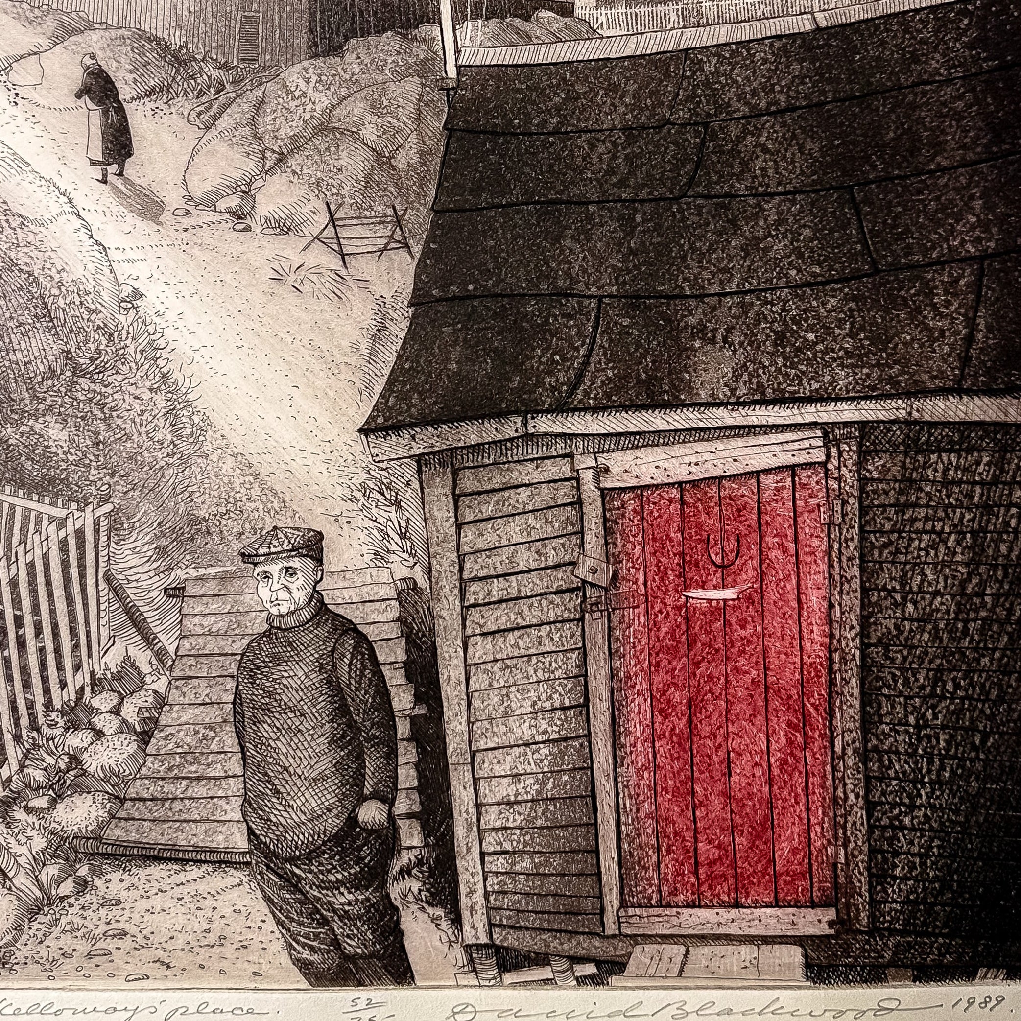 Ephraim Kelloways' Place 52 of 75 | 1988 | Etching 2 of 75 Etching with Aquatint on Paper David Blackwood