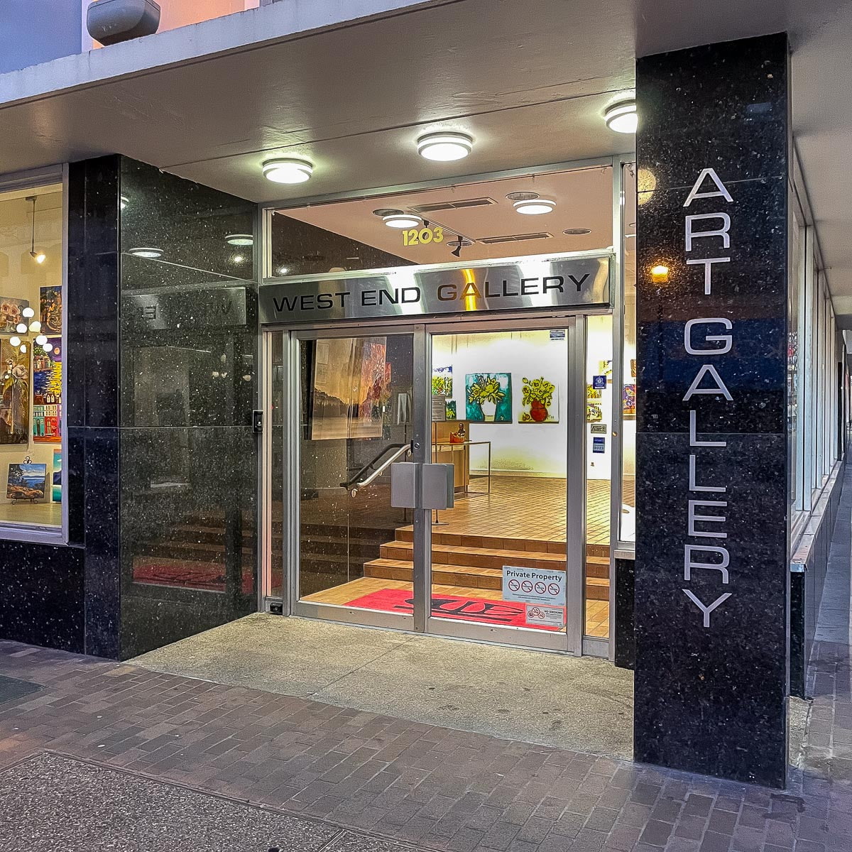 Locations & Hours of Operation West End Gallery