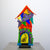 Rabbit House | 18.5" x 9.5" Hand fused glass with metal stand Tammy Hudgeon