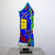 Seaside Sanctuary | 22" x 8" Hand fused glass with metal stand Tammy Hudgeon