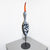Upright Shorebird Decoy - Polka Dot | 21.5" x 5" Blown Glass with Forged Metal Darren Petersen