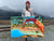 Dive into the Light | 30" x 48" Acrylic on Canvas Jenna D. Robinson