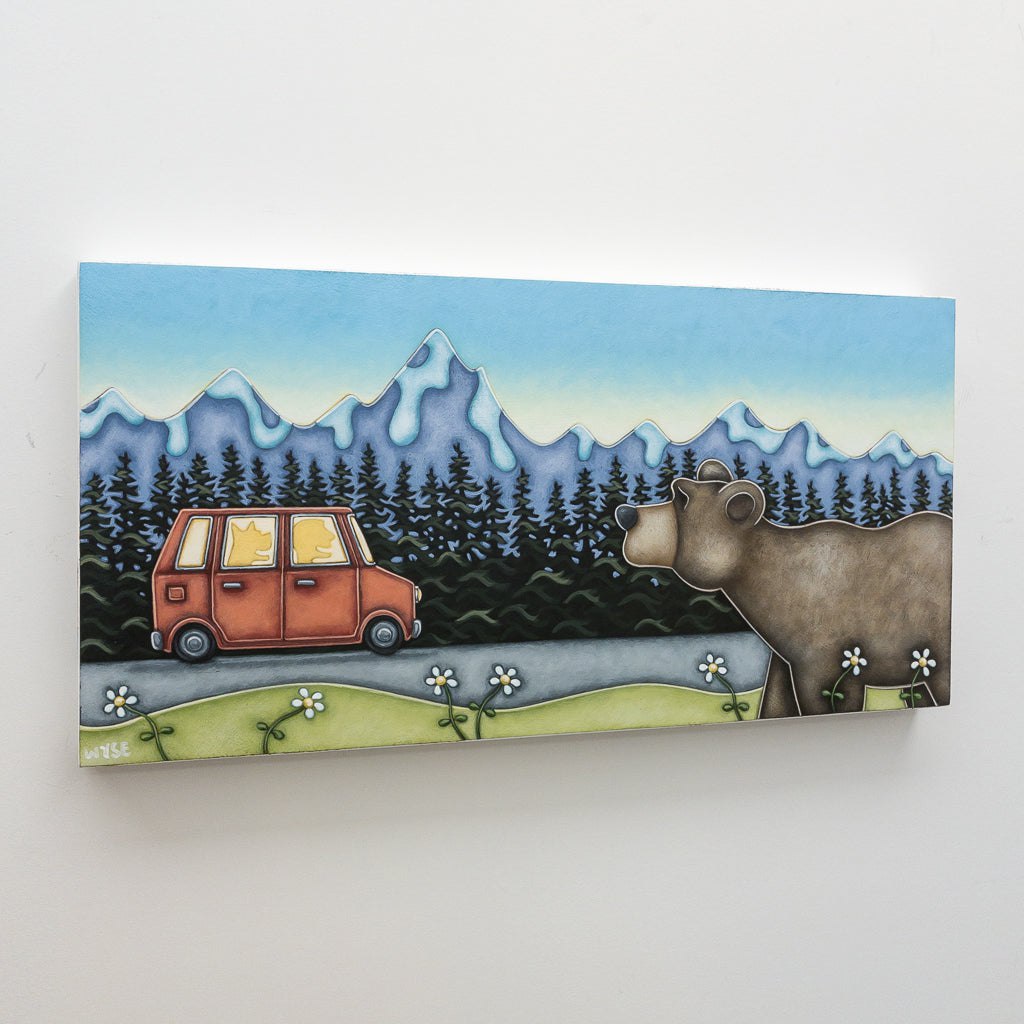 Jasper Bound | 12" x 24" Acrylic on Birch Panel Peter Wyse