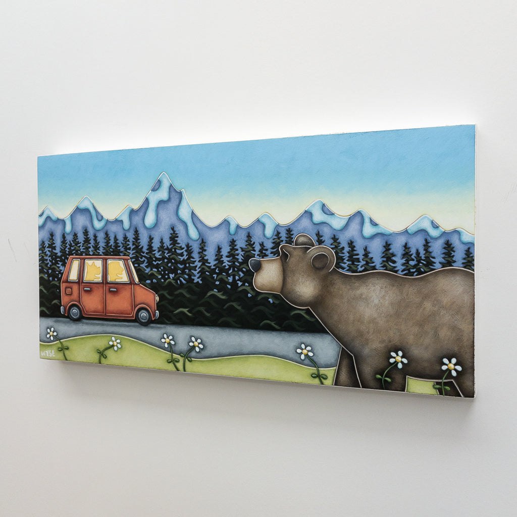 Jasper Bound | 12" x 24" Acrylic on Birch Panel Peter Wyse