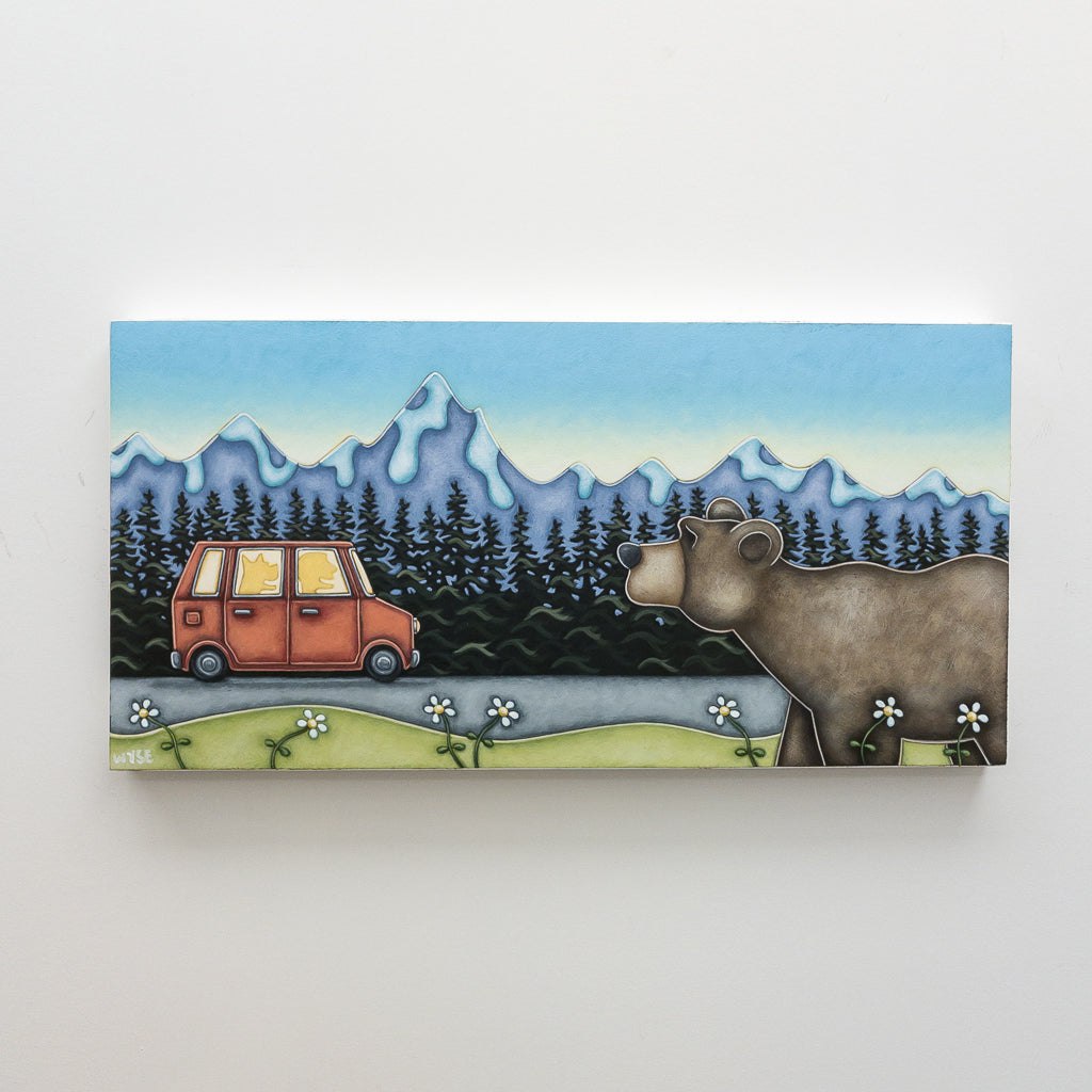 Peter Wyse Jasper Bound | 12" x 24" Acrylic on Birch Panel