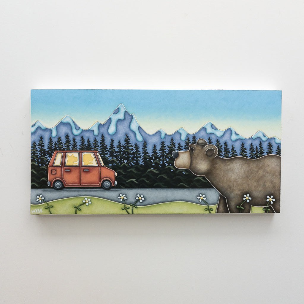 Jasper Bound | 12" x 24" Acrylic on Birch Panel Peter Wyse