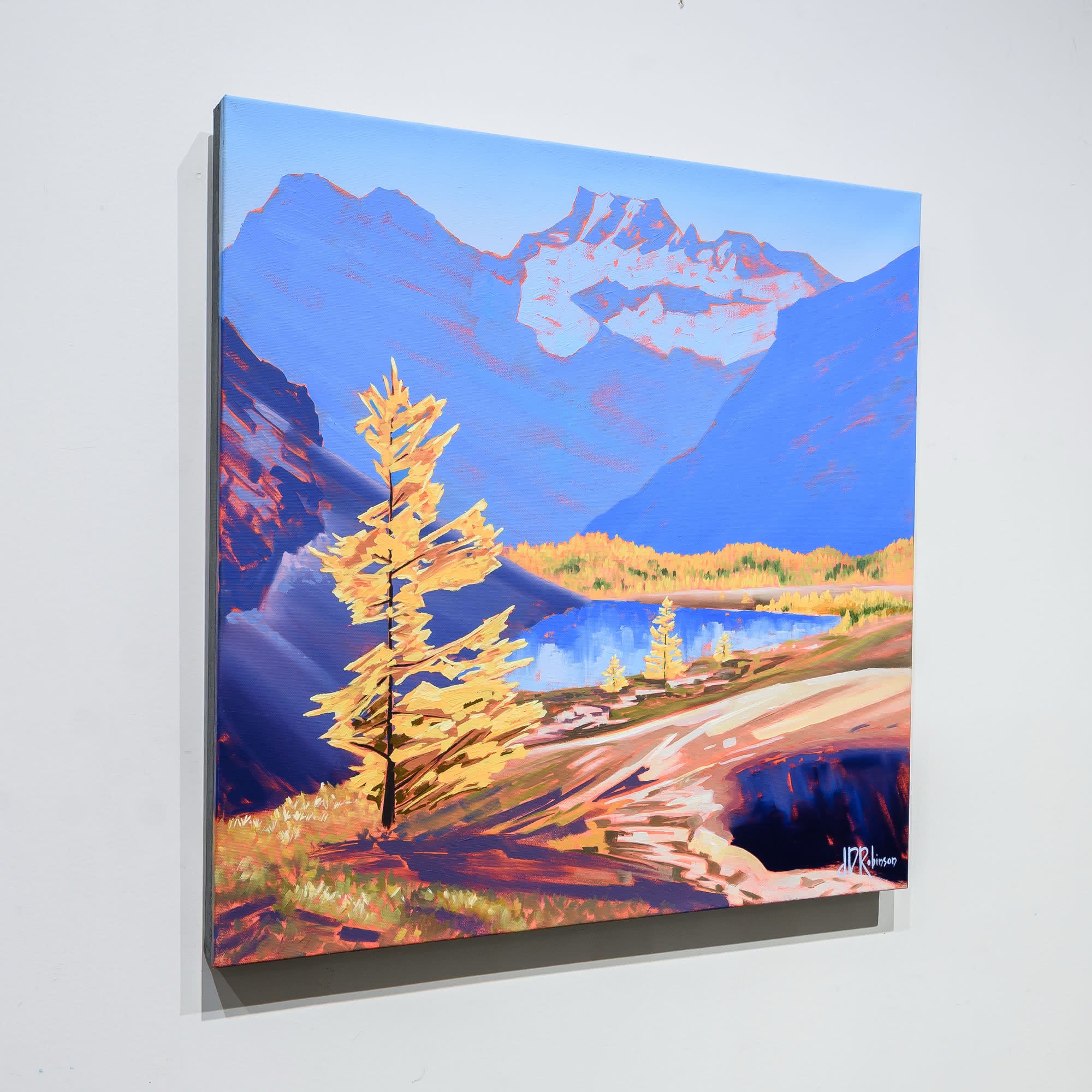 Larch Valley | 24" x 24" Acrylic on Canvas Jenna D. Robinson