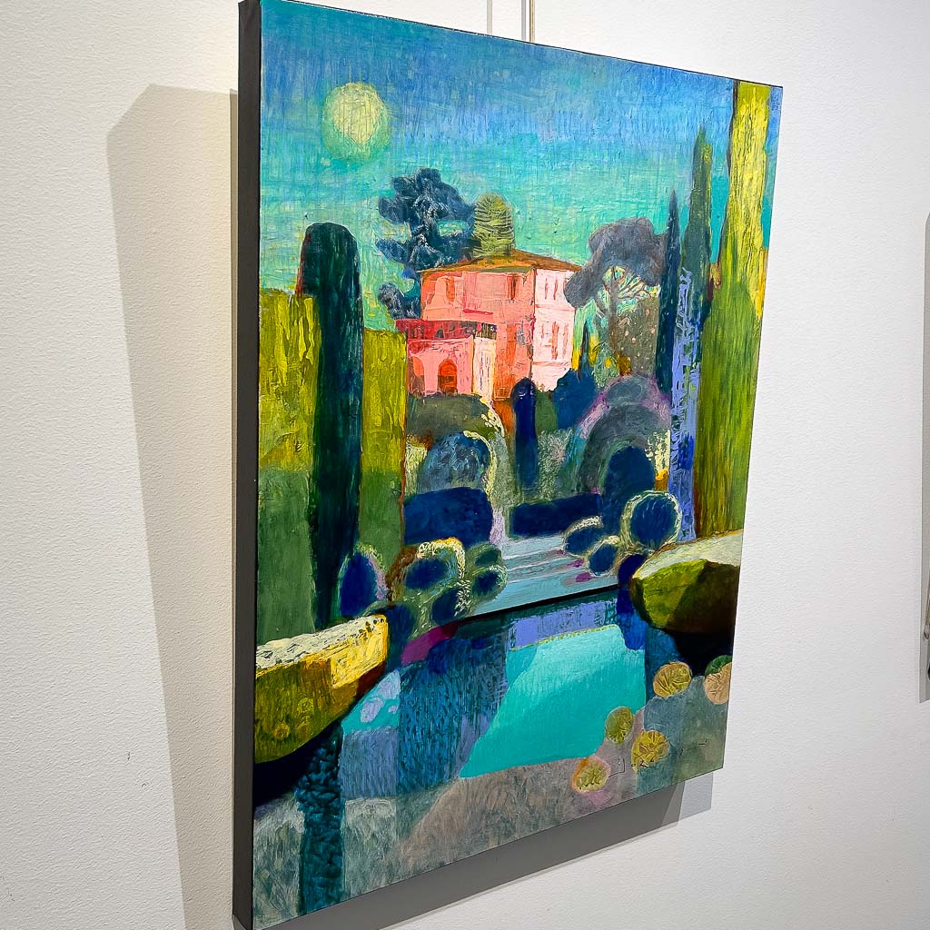 Palazzo Pond | 30" x 24" Acrylic on Canvas Paul Jorgensen