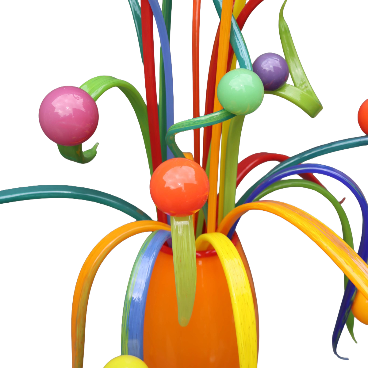 Celebration Centrepiece | 48"H x 15"D x 15"W Hand Blown Glass Darren Petersen