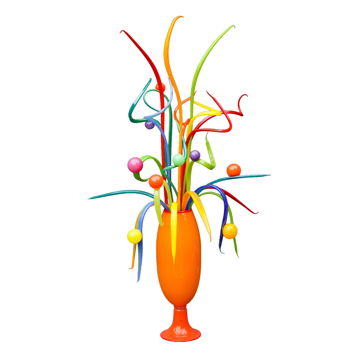 Celebration Centrepiece | 48"H x 15"D x 15"W Hand Blown Glass Darren Petersen