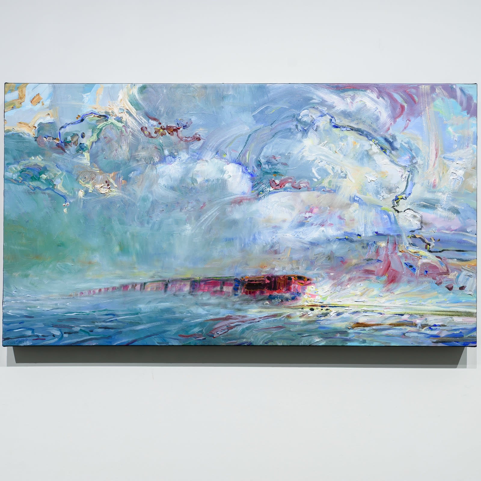 Snow Train | 20" x 36" Oil on Canvas Steve R. Coffey