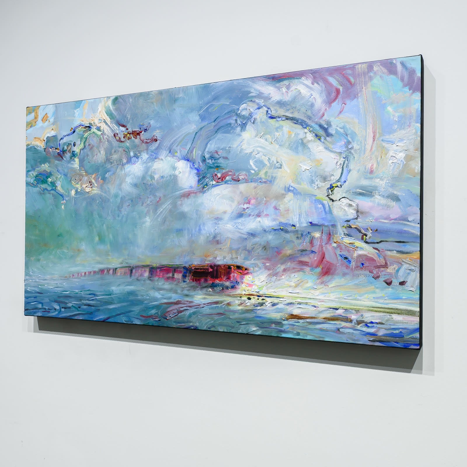 Snow Train | 20" x 36" Oil on Canvas Steve R. Coffey