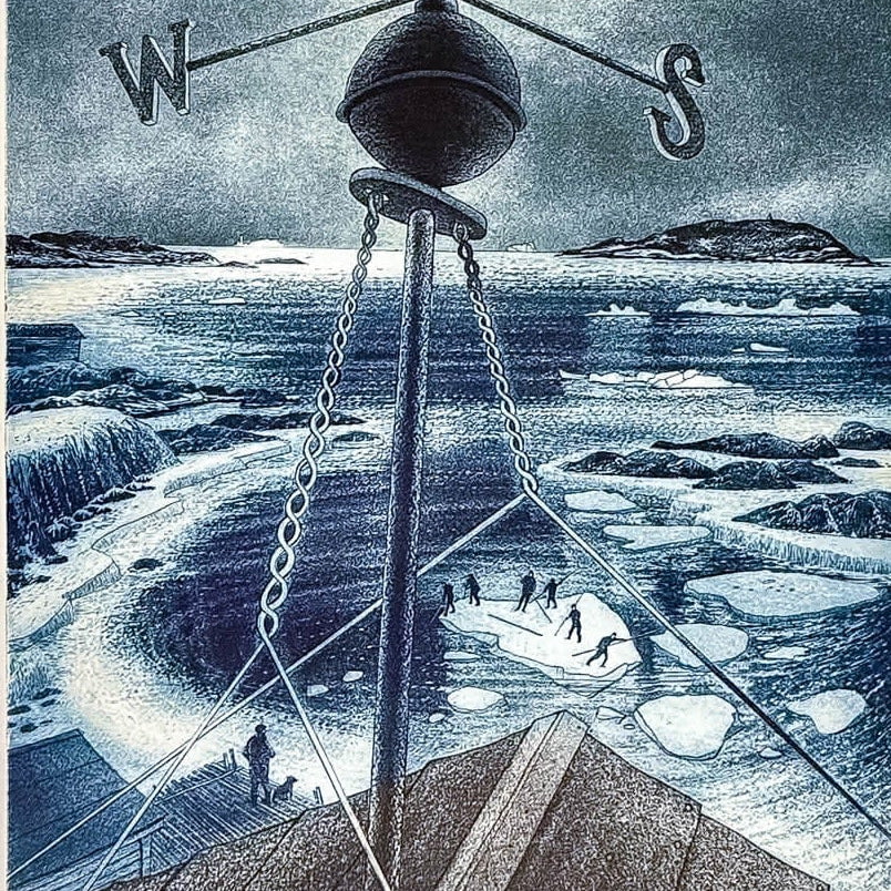 Studio Weathervane, Wesleyville | 1991 | Etching 73 of 75 Etching with Aquatint on Paper David Blackwood