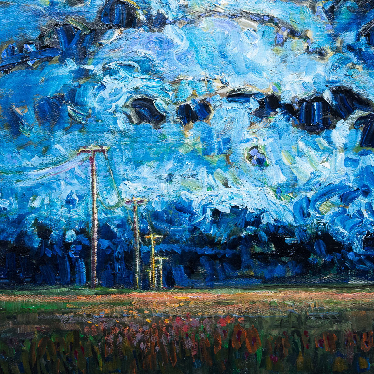 Summer Landlines | 36" x 24" Oil on Canvas Steve R. Coffey