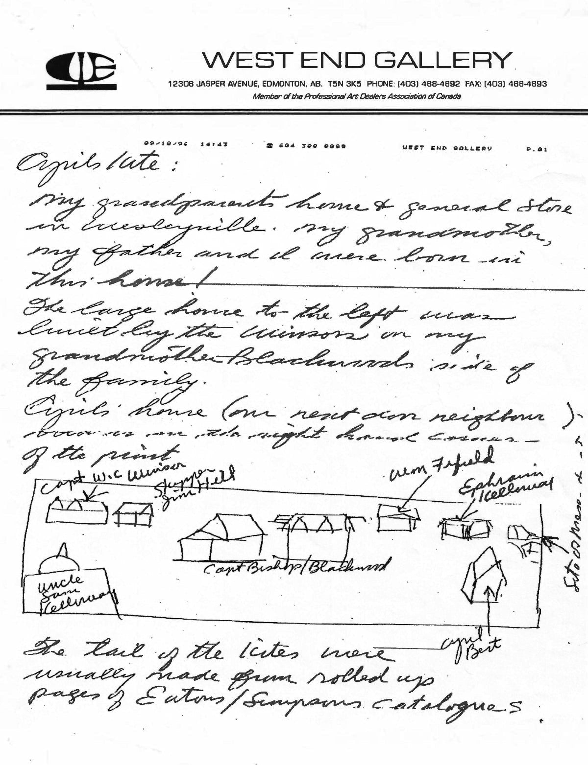 Cyril's Kite over Blackwoods Hill | Etching 67 of 75 Etching with Aquatint on Paper David Blackwood