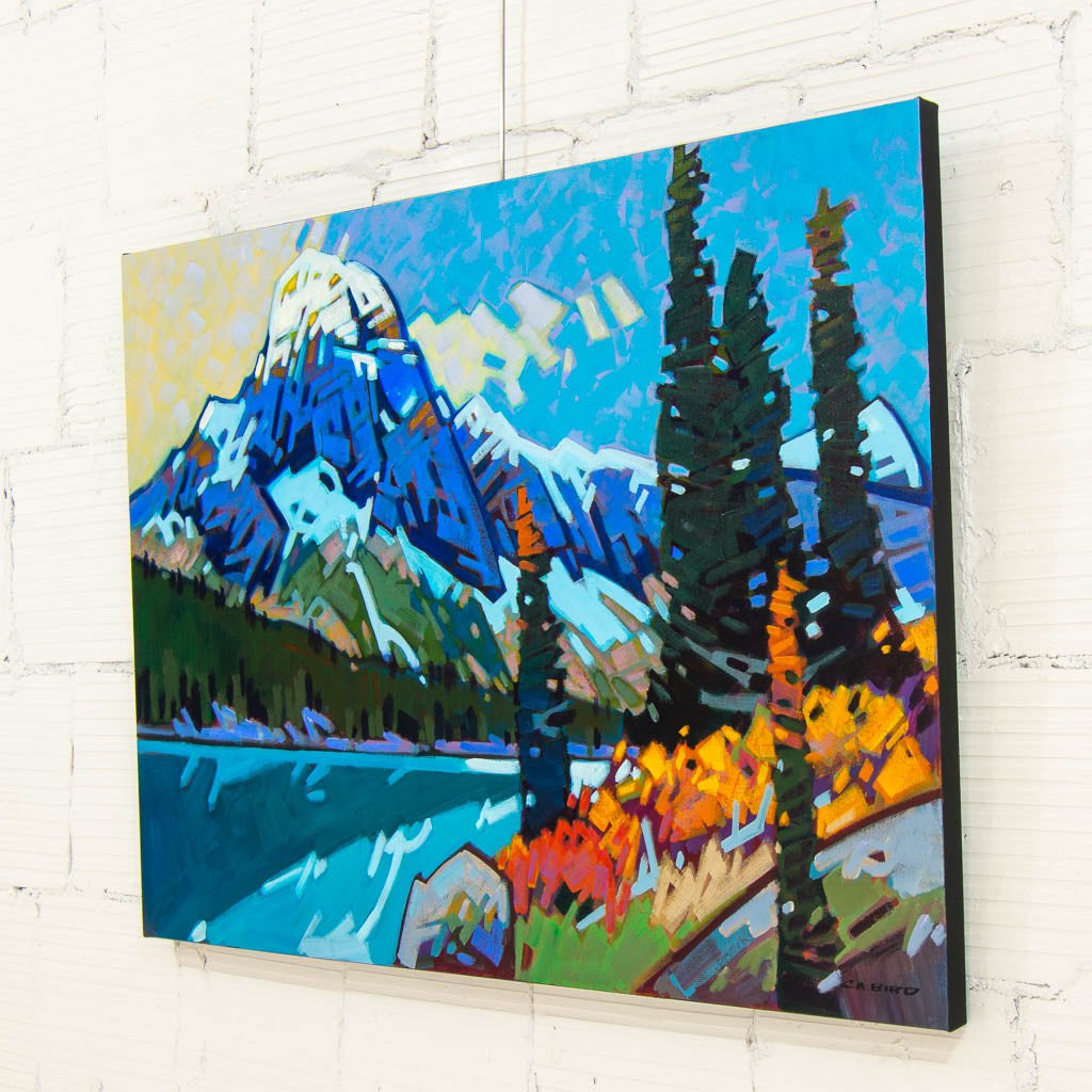 Fresh Snow on Chephren | 36" x 48" Oil on Canvas Cameron Bird