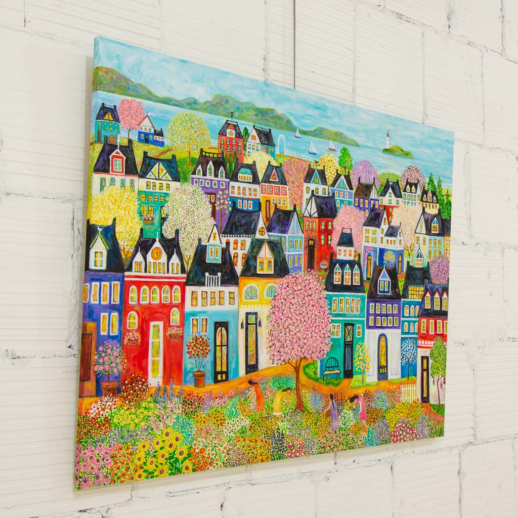 When Spring Blooms Love Grows 36" x 48" by Madison Hart West End