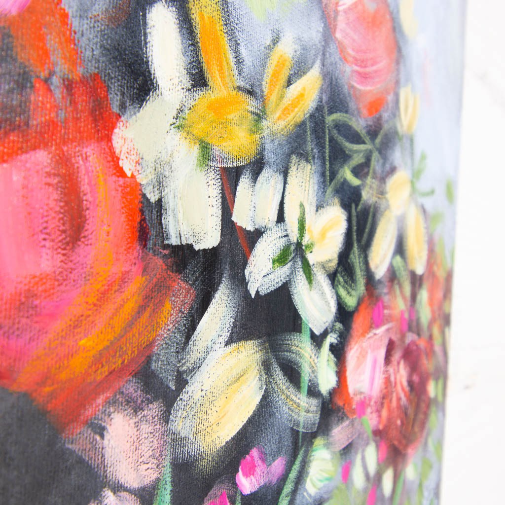 Ilinca Ghibu Meadow Melody | 30" x 30" Acrylic on Canvas