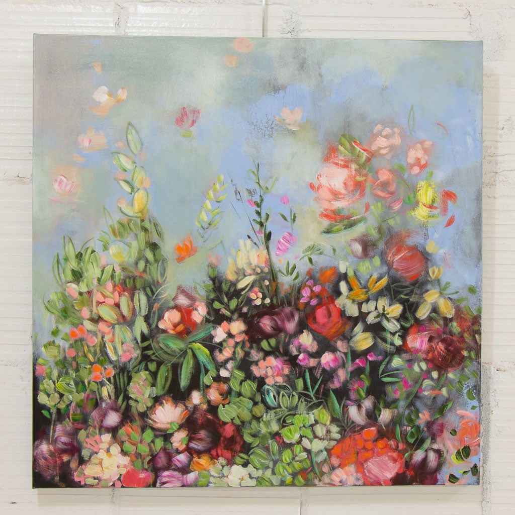 Meadow Melody | 30" x 30" Acrylic on Canvas Ilinca Ghibu