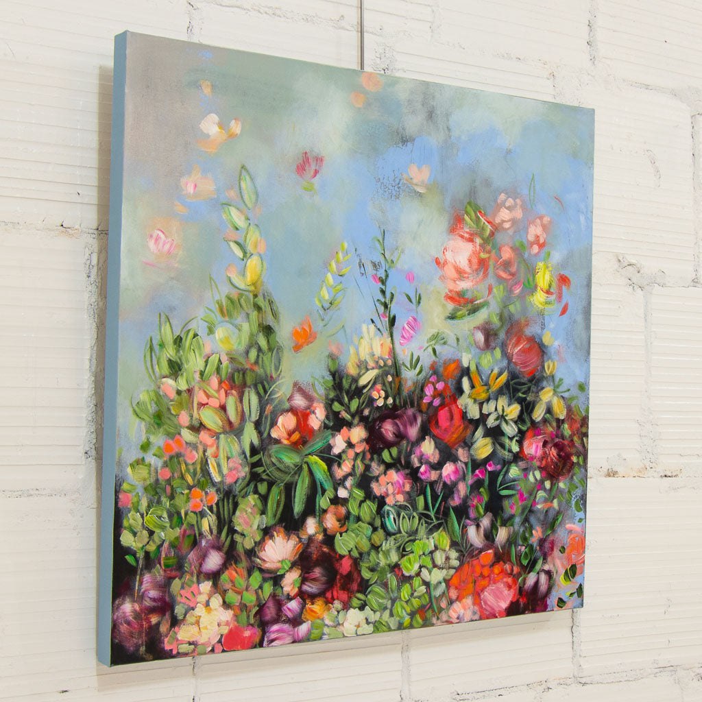 Meadow Melody | 30" x 30" Acrylic on Canvas Ilinca Ghibu