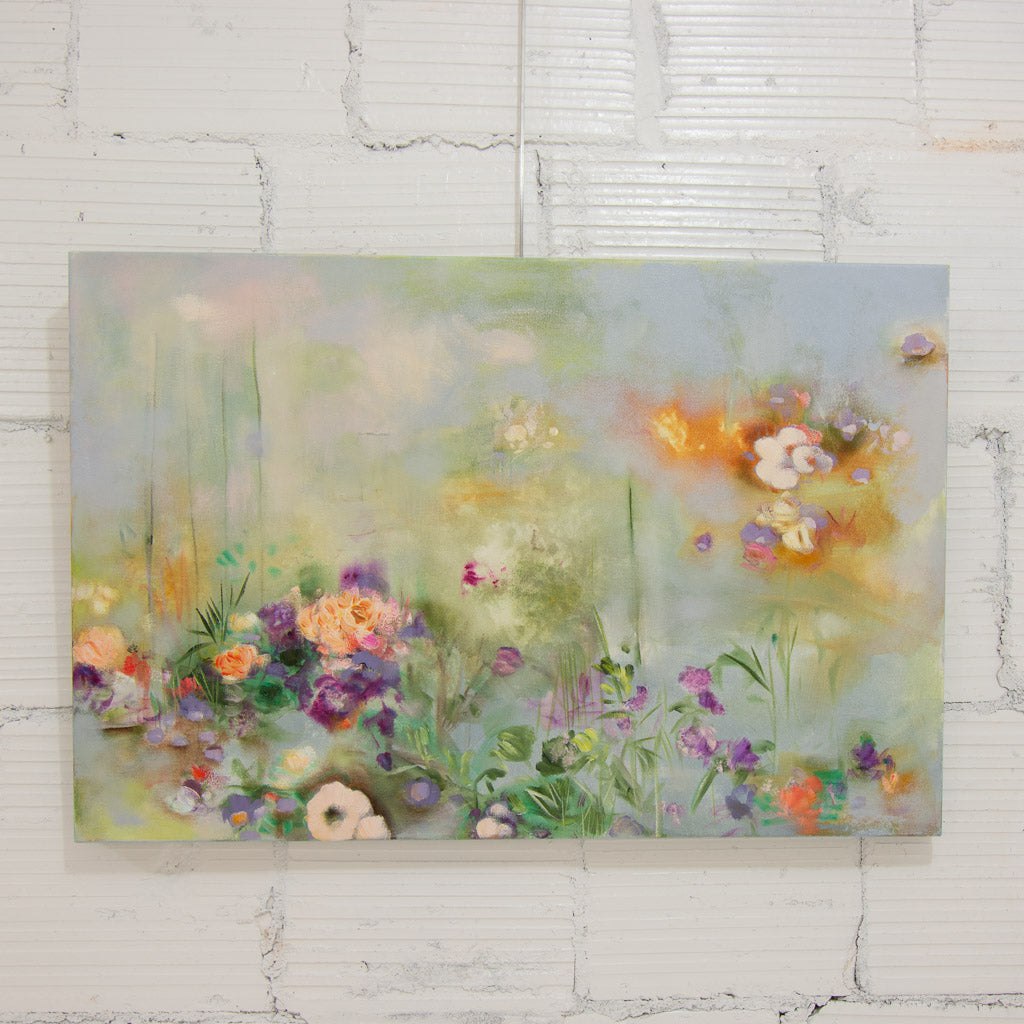 Ilinca Ghibu Daydream by the Water | 24" x 36" Acrylic on Canvas