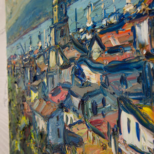 Raynald Leclerc Lumière du matin à Saint-Tropez, Provence | 24" x 30" Oil on Canvas
