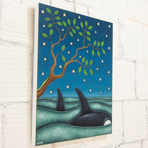 Peter Wyse The Quiet | 30" x 24" Acrylic on Birch Panel