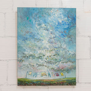 Steve R. Coffey Swirl Washing | 40" x 30" Oil on Canvas