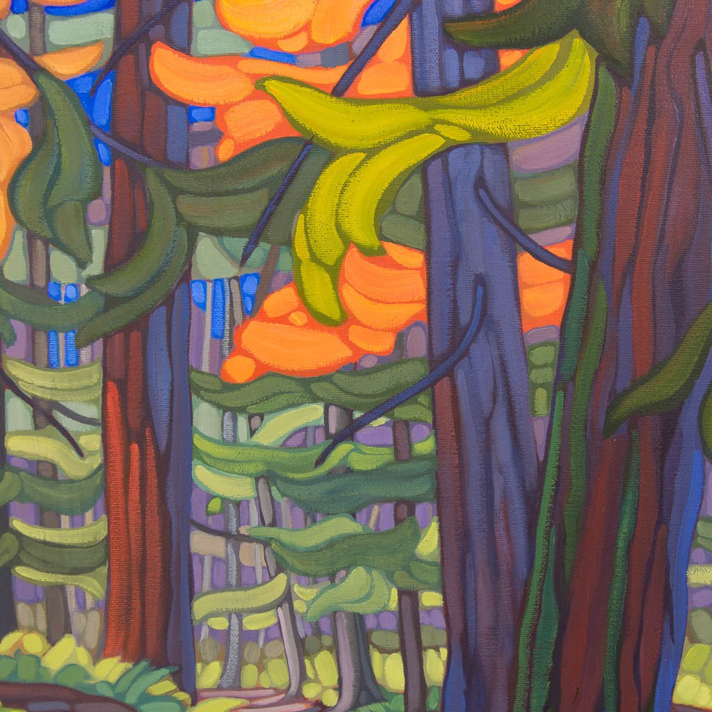 The Way Through the Woods | 28" x 22" Oil on Canvas Mary Ann Laing