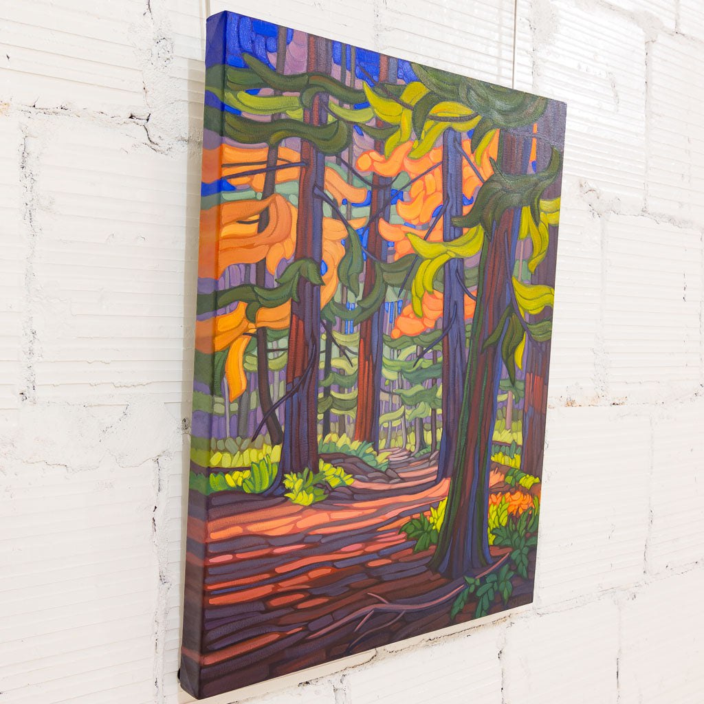 The Way Through the Woods | 28" x 22" Oil on Canvas Mary Ann Laing