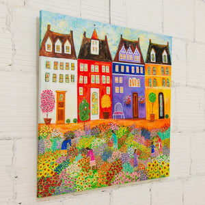 Madison Hart When Flowers Bloom | 36" x 36" Acrylic on Canvas