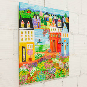 Madison Hart Joy is Everywhere | 36" x 30" Acrylic on Canvas