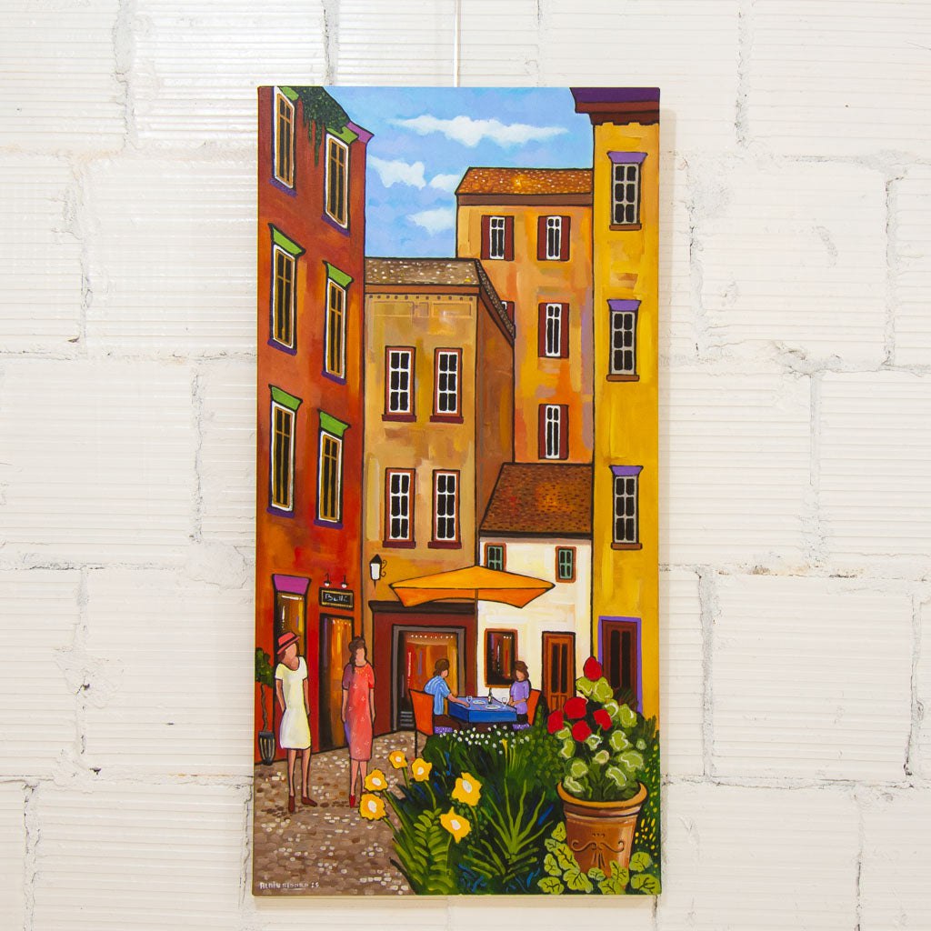 Bellezze di Roma | 48" x 24" Acrylic on Canvas Alain Bédard