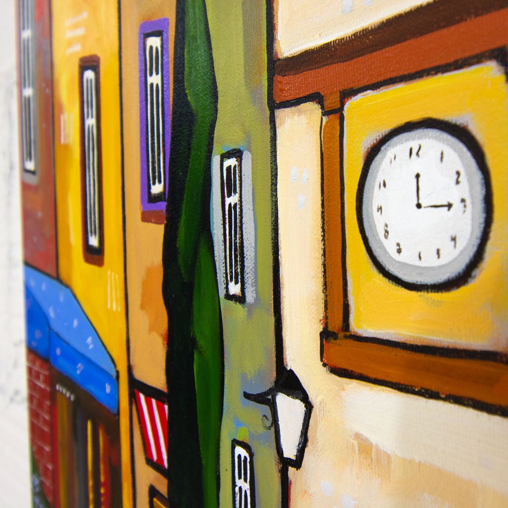 Time As Stopped | 36" x 40" Acrylic on Canvas Alain Bédard