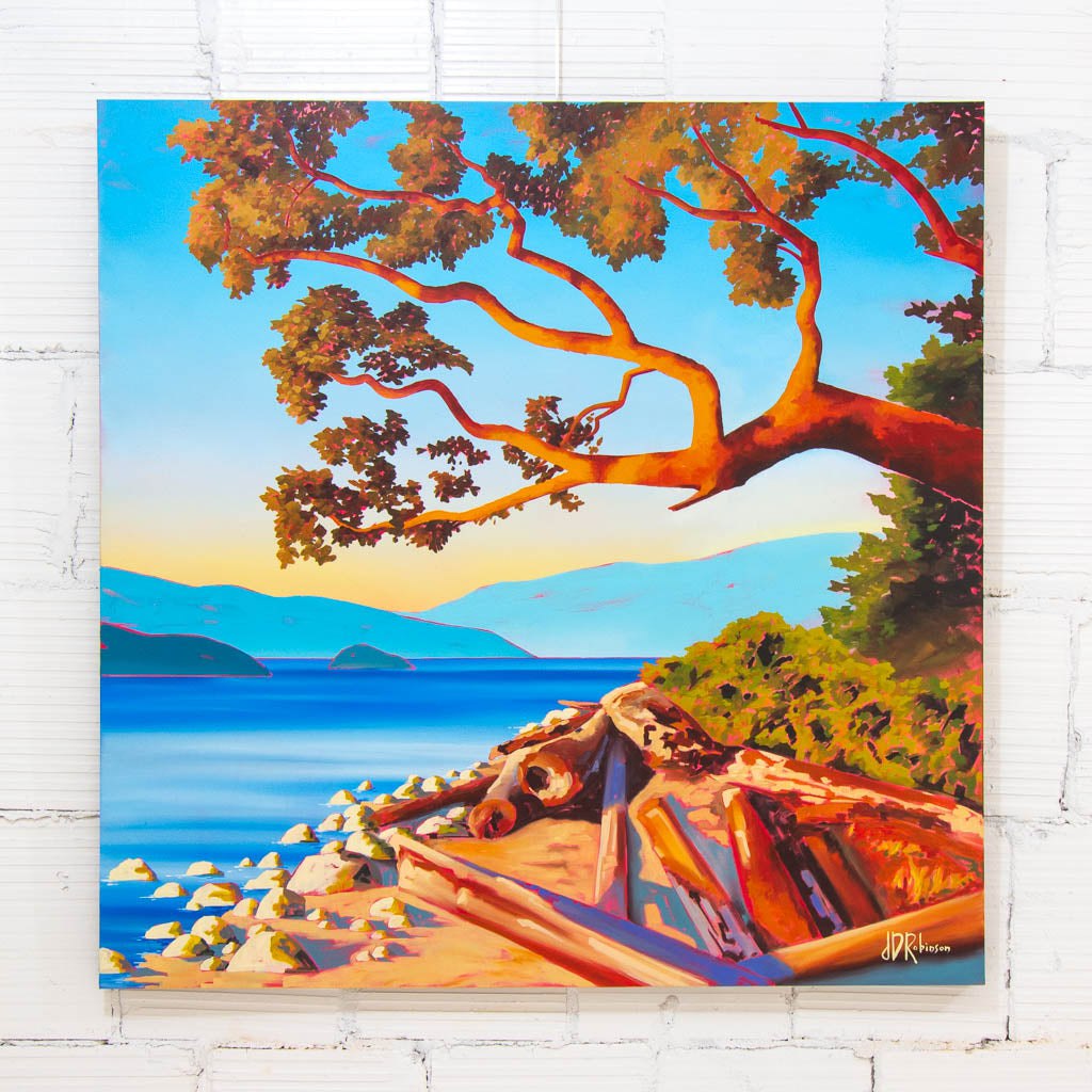 Reminisce | 48" x 48" Acrylic on Canvas Jenna D. Robinson