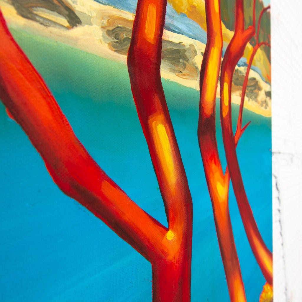 Jenna D. Robinson Sentinels of the Sea | 48" x 36" Acrylic on Canvas