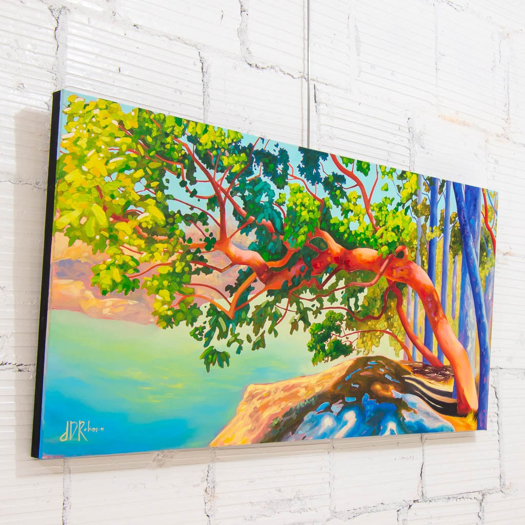 Jenna D. Robinson Seeking the Light | 24" x 48" Acrylic on Canvas